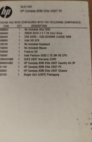 Ordenador HP Negro Nuevo