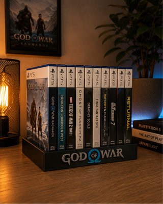 Soporte para 10 juegos god of war ragnarok