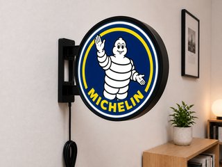 Cartel Luminoso Michelin Vintage