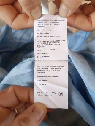 Vestito azzurro con bretelline