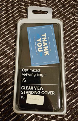 Funda Libro Clear View Standing Cover Samsung A72