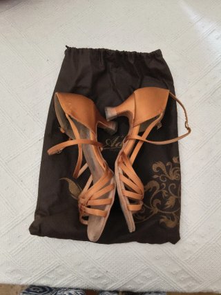 Zapatos de baile tacón medio talla 39