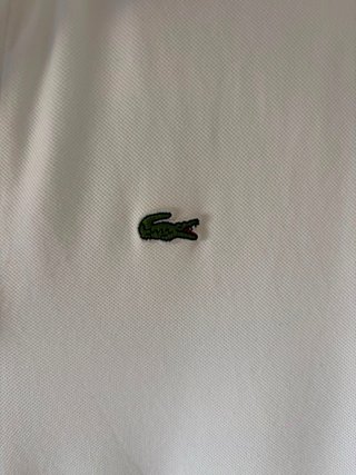 Polo Lacoste Blanco