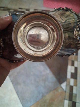 Cestillo Dulcero vintage Plata Antigua Camusso 925