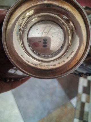 Cestillo Dulcero vintage Plata Antigua Camusso 925