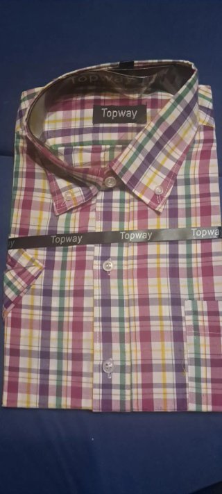 Camisa Topway cuadros talla 41 hombre