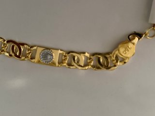 Cadena Rolex Baño Oro Acero Inoxidable