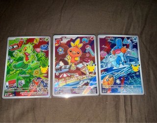 Pokemon primer compañero serie 3 3 generacion.