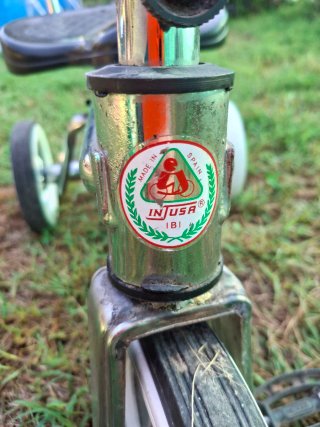 Triciclo vintage cromado años 70
