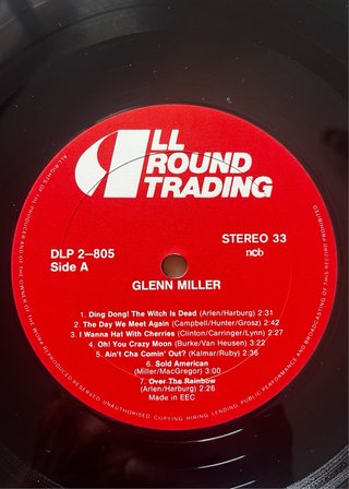 Vinilo Glenn Miller “A Man And His Music” 2Lp