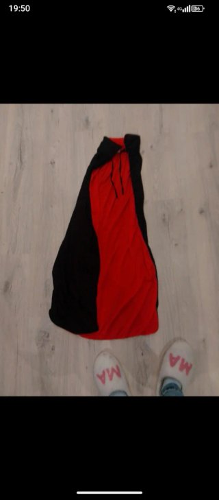 Disfraz Vampira Negro/Rojo Talla Única con capa