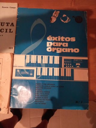 Lote 3 Cuadernos Música Guitarra Flauta Órgano