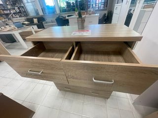 Cómoda 5 cajones madera