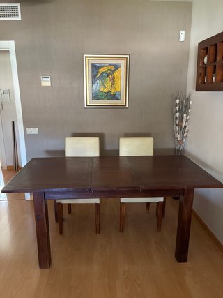 Mesa Comedor Banak Import Madera Oscura