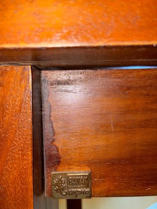 Mesa Comedor Banak Import Madera Oscura