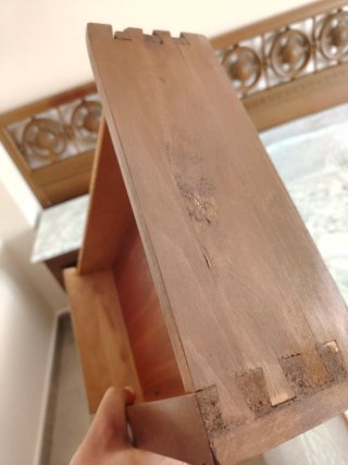 DORMITORIO ANTIGUO MADERA Y MÁRMOL – NO ENVÍO