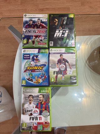 Lote 17Juegos Xbox 360: UFC, PES, GTA IV, Star War