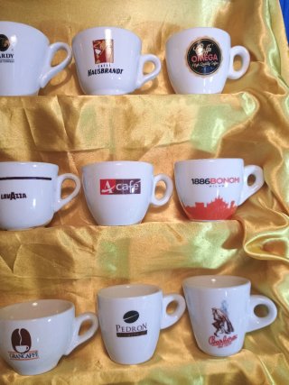 Set 16 Tazzine Caffè Porcellana