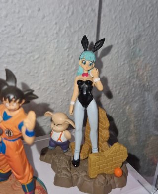 Figuras Bulma y Oolong Dragon Ball Megahouse