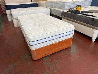 Cama Canapé Flex Madera Cerezo 105x190