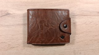 Cartera Marrón Hombre con Caja Original