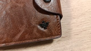 Cartera Marrón Hombre con Caja Original
