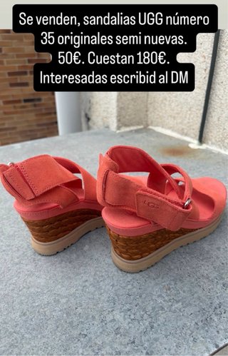 Sandalias UGG N.35 Seminuevas