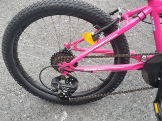 Bicicleta niña  de 20" rosa