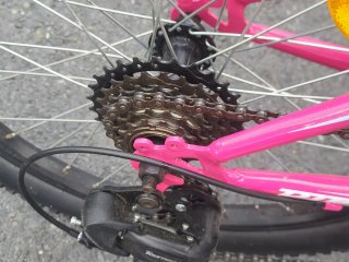 Bicicleta niña  de 20" rosa