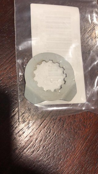 Chapa seguridad piñón Yamaha XT 660 MT03 660