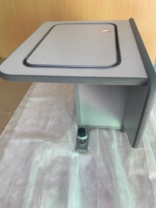 Banqueta Baúl Beach Adaptada Gris