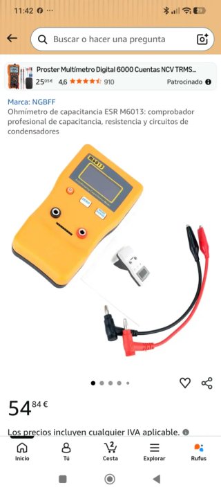 Medidor Capacitor ESR Meter