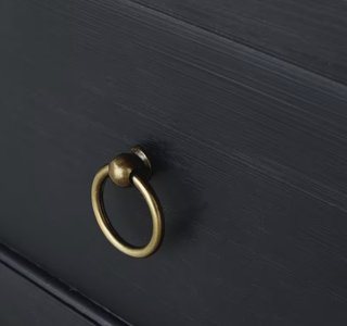Precioso escritorio clásico negro. Perfecto estado