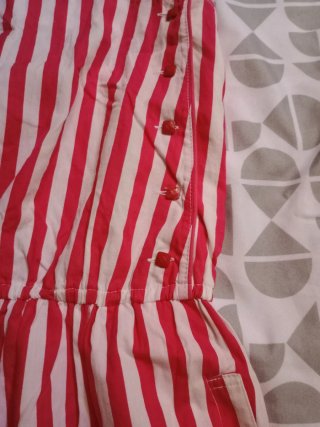 Vestido verano rayas T38