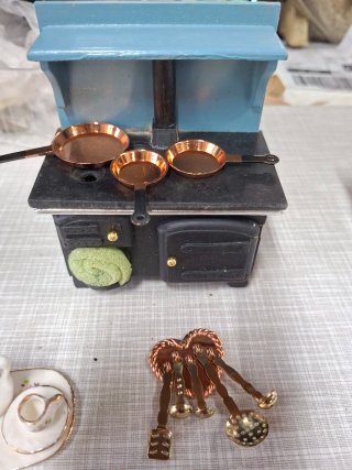 9 pezzi miniatura casa delle bambole