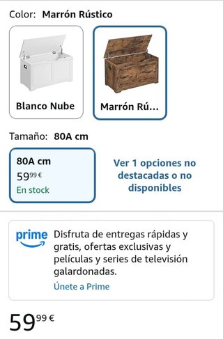 VASAGLE Puff Almacenaje