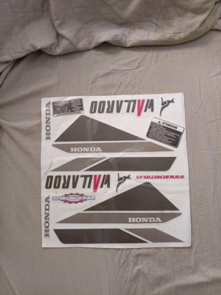 Kit Pegatinas Honda Wallaroo Gris