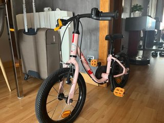 Bicicleta Btwin 12 rosa