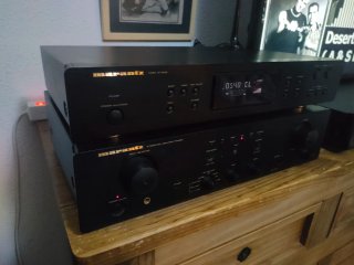 Conjunto Marantz Amplificador y Sintonizador