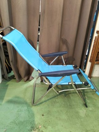 Silla tumbona de Playa y Jardín Plegable