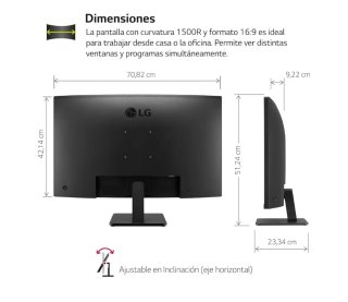 Monitor 32" LG Curvo