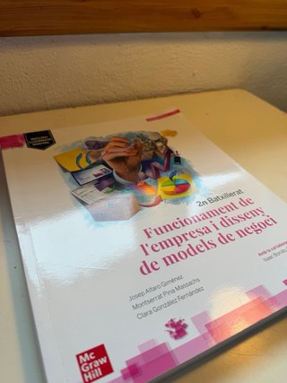 Libro “Funcionament de l’empresa” bachillerato