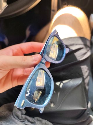 Gafas Ray-Ban Azules/Moradas con Funda