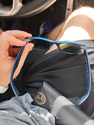 Gafas Ray-Ban Azules/Moradas con Funda