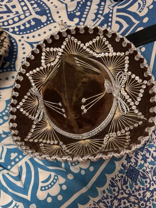 Sombrero Mexicano Charro Negro.