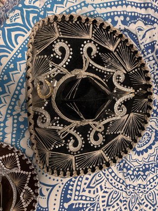 Sombrero Mexicano Charro Negro.