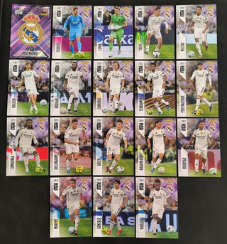 SET 18 CARTAS REAL MADRID MEGACRACKS 2026-27!!