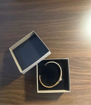 Pulsera Salvatore Acero bañado en oro Mujer