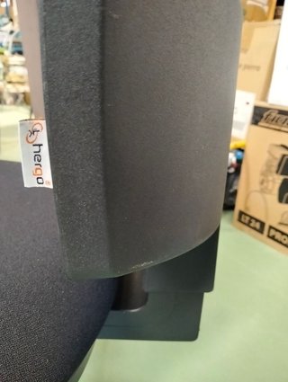 HERGO Silla de Oficina SIN BRAZOS, Respaldo Ajustable en Malla