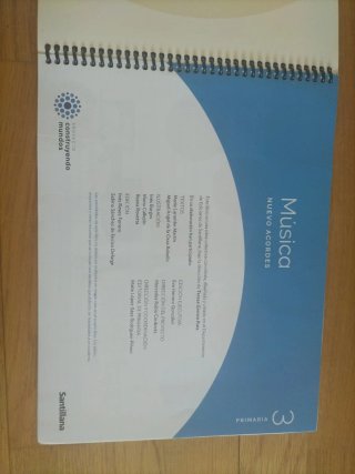 Libro y cuaderno Música 3 Primaria Santillana Nuev